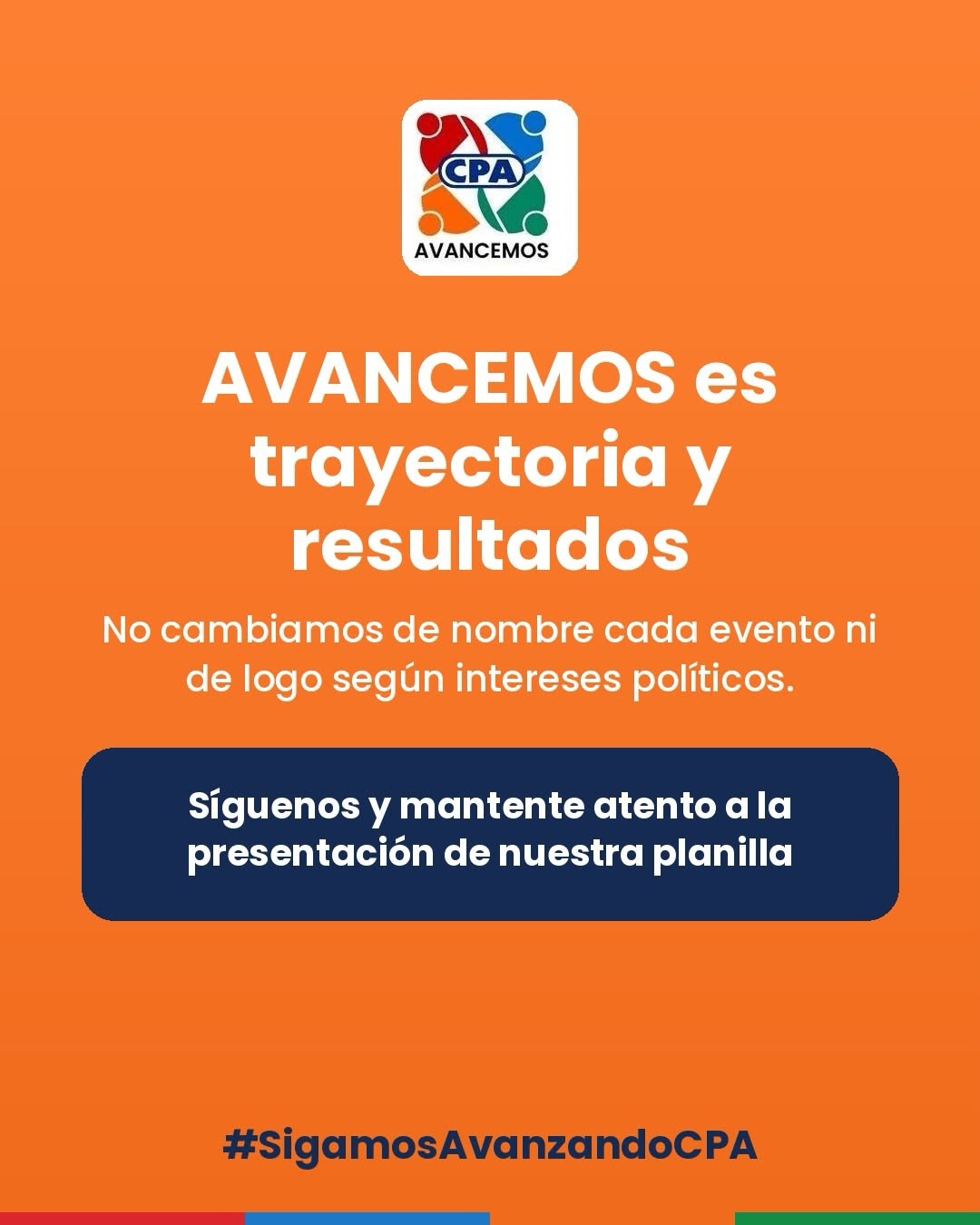 Pieza gráfica de Avancemos CPA sobre su trayectoria